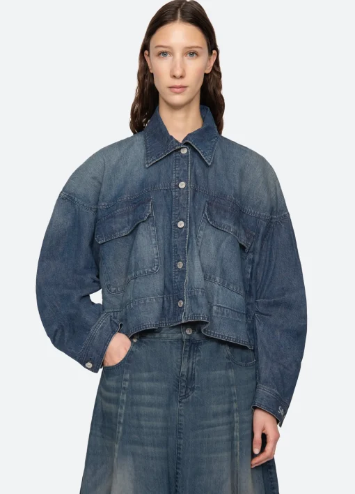 Sea New York Amari Shirt Jacket|Women Outerwear