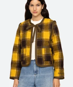 Sea New York Amber Tie Front Jacket|Women Outerwear