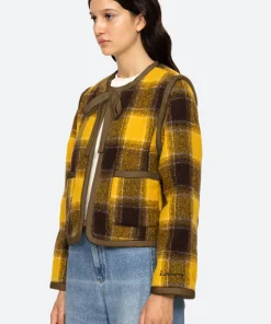 Sea New York Amber Tie Front Jacket|Women Outerwear