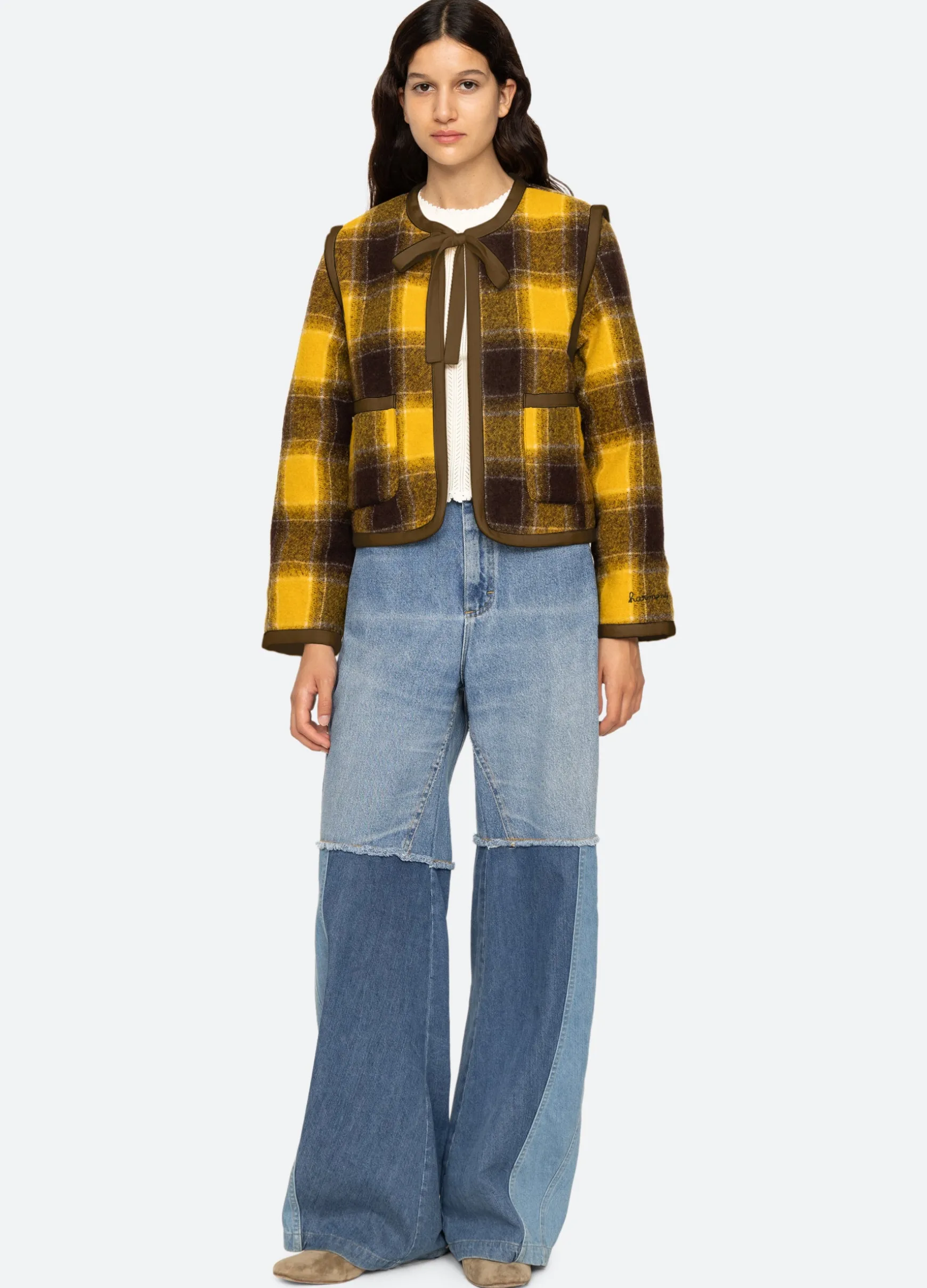 Sea New York Amber Tie Front Jacket|Women Outerwear