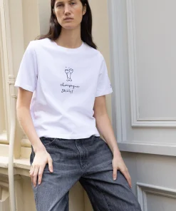 Sea New York Champagne T-Shirt|Women Tops