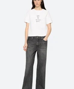 Sea New York Champagne T-Shirt|Women Tops