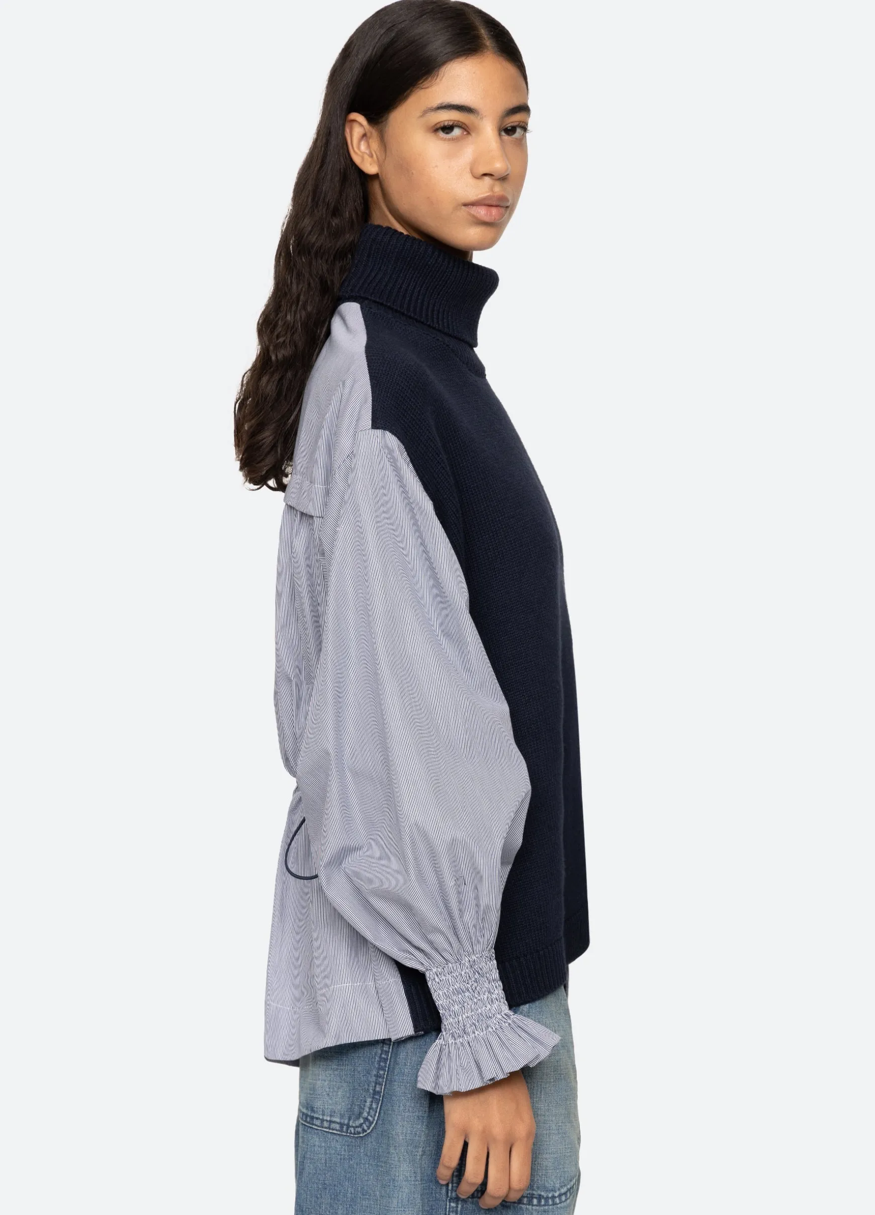 Sea New York Devana Combo Sweater|Women Tops|Sweaters