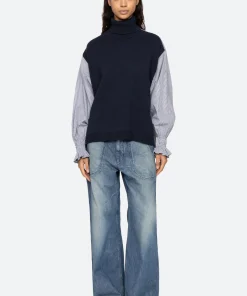 Sea New York Devana Combo Sweater|Women Tops|Sweaters