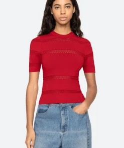 Sea New York Devon S/S Top|Women Sweaters|Tops