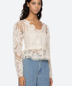 Sea New York Gianna L/S Top|Women Tops