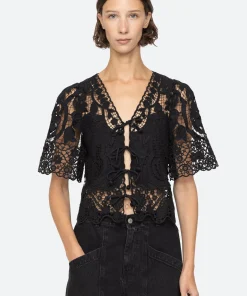 Sea New York Gianna Tie Top|Women Tops