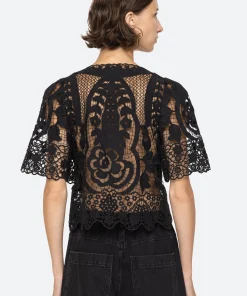 Sea New York Gianna Tie Top|Women Tops