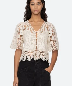 Sea New York Gianna Tie Top|Women Tops