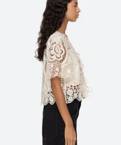 Sea New York Gianna Tie Top|Women Tops