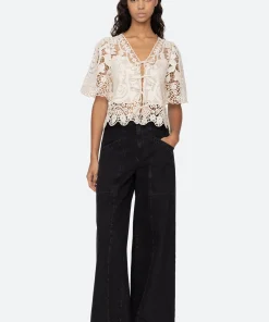 Sea New York Gianna Tie Top|Women Tops