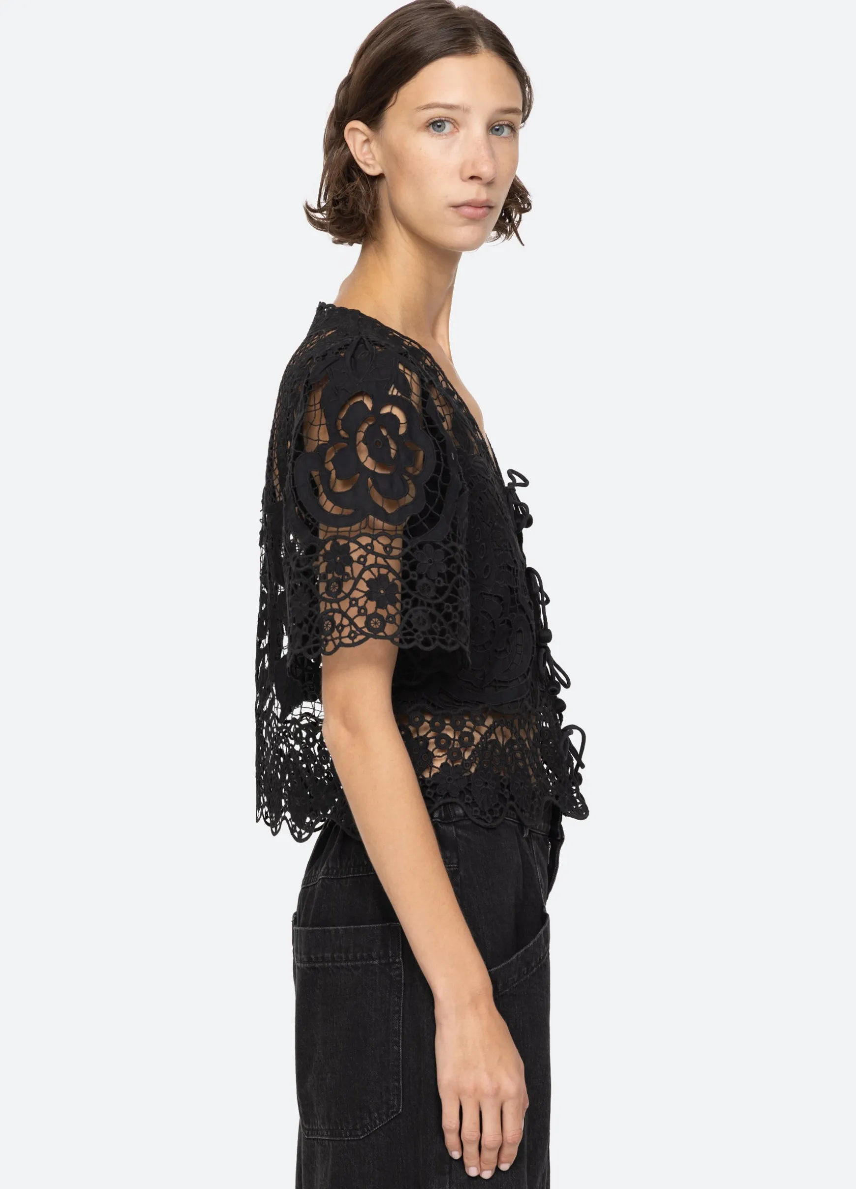 Sea New York Gianna Tie Top|Women Tops