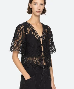 Sea New York Gianna Tie Top|Women Tops