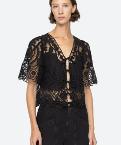 Sea New York Gianna Tie Top|Women Tops