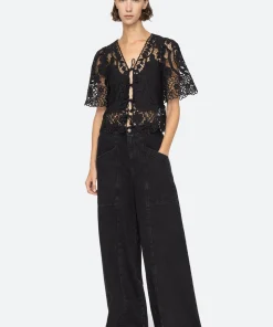 Sea New York Gianna Tie Top|Women Tops