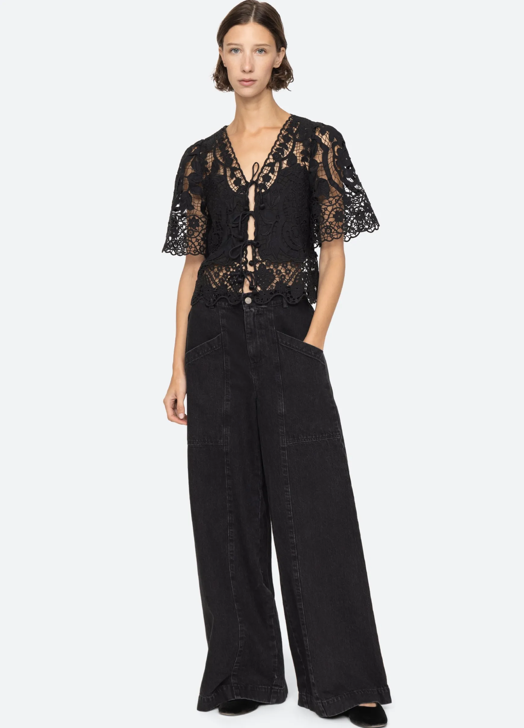 Sea New York Gianna Tie Top|Women Tops