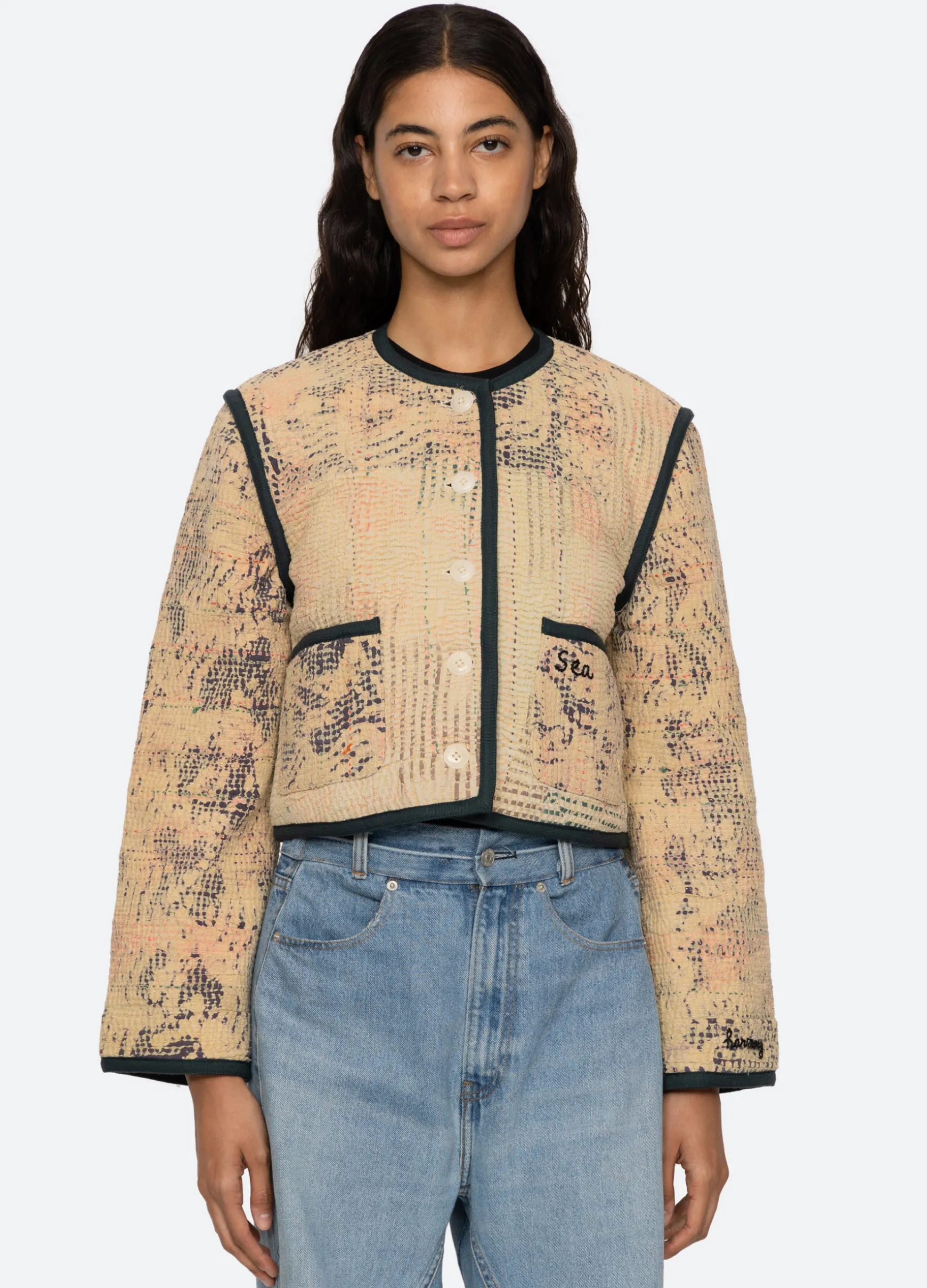 Sea New York Kantha Jacket|Women Outerwear