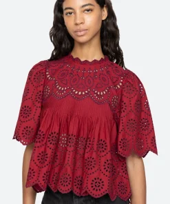 Sea New York Lainey S/S Top|Women Tops