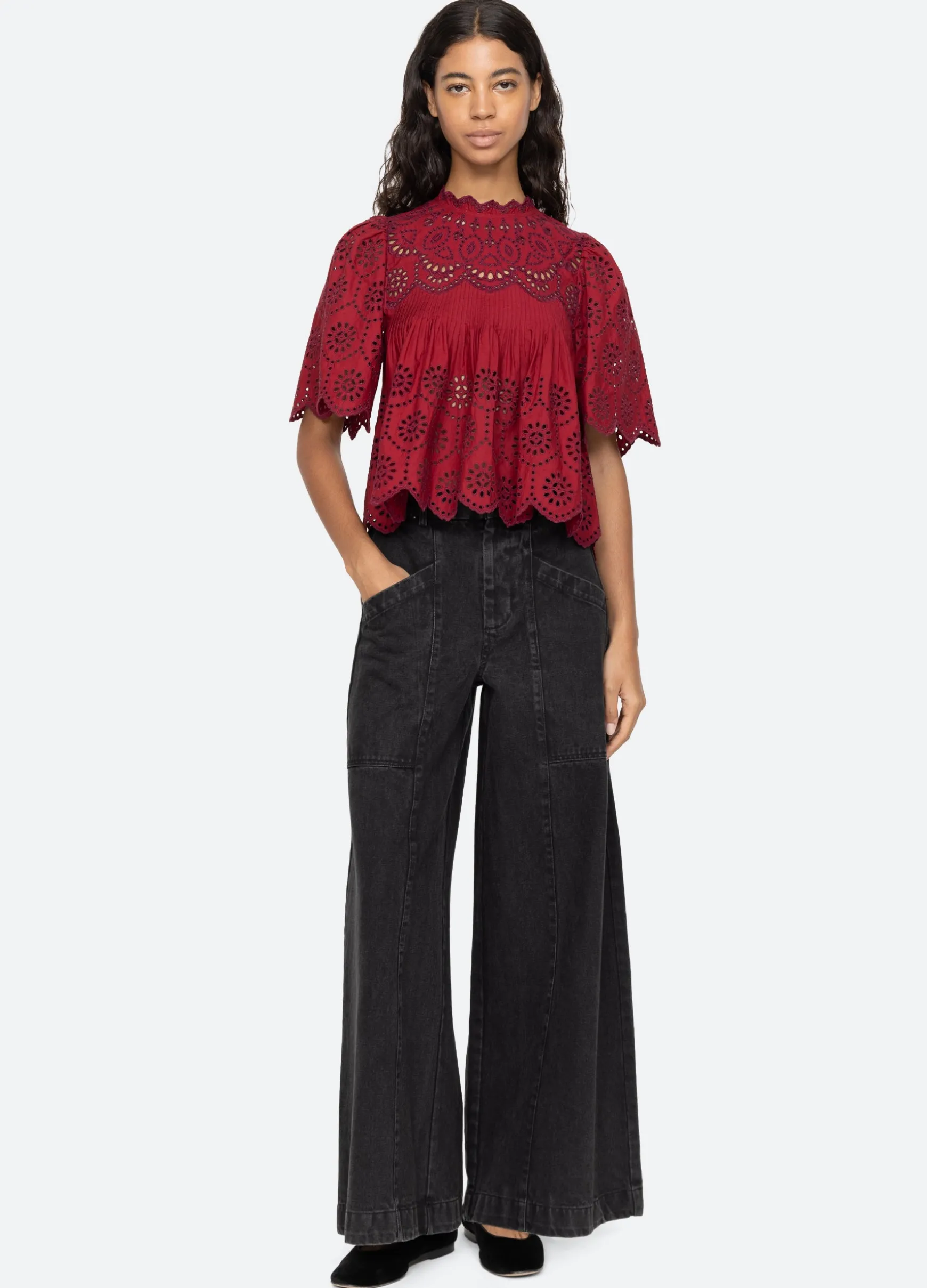 Sea New York Lainey S/S Top|Women Tops