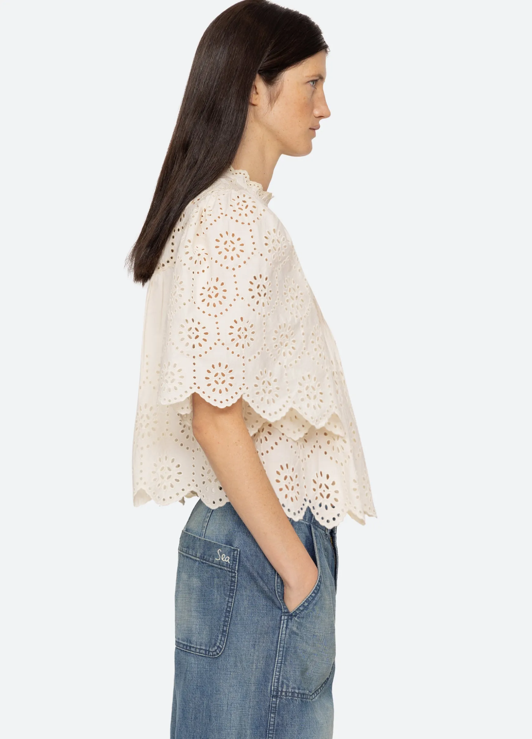 Sea New York Lainey S/S Top|Women Tops