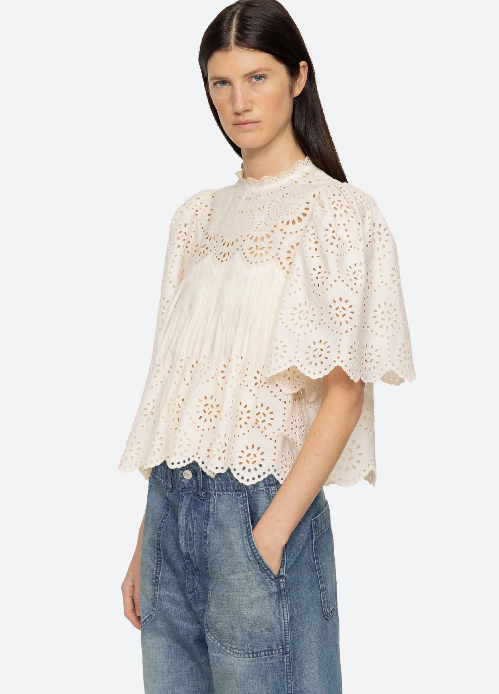 Sea New York Lainey S/S Top|Women Tops