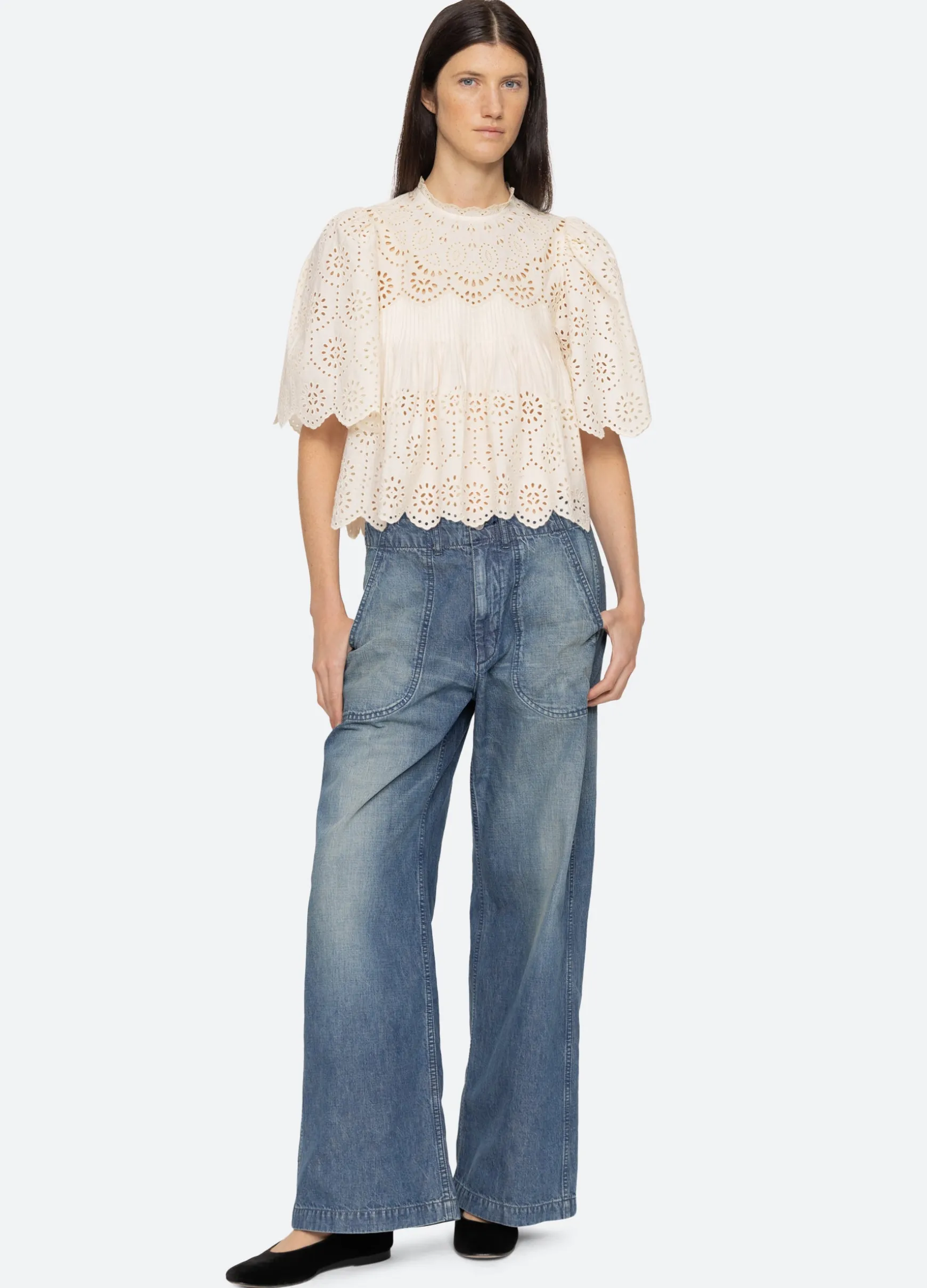 Sea New York Lainey S/S Top|Women Tops