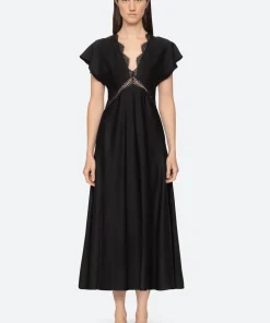 Sea New York Noa V-Neck Dress|Women Dresses
