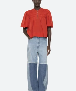 Sea New York Nomi S/S Top|Women Tops