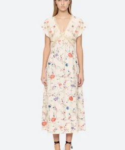 Sea New York Priscilla V-Neck Dress|Women Dresses