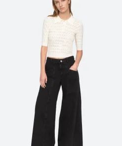 Sea New York Rue Polo Sweater|Women Sweaters|Tops