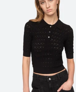 Sea New York Rue Polo Sweater|Women Sweaters|Tops
