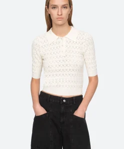 Sea New York Rue Polo Sweater|Women Sweaters|Tops