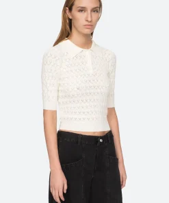 Sea New York Rue Polo Sweater|Women Sweaters|Tops