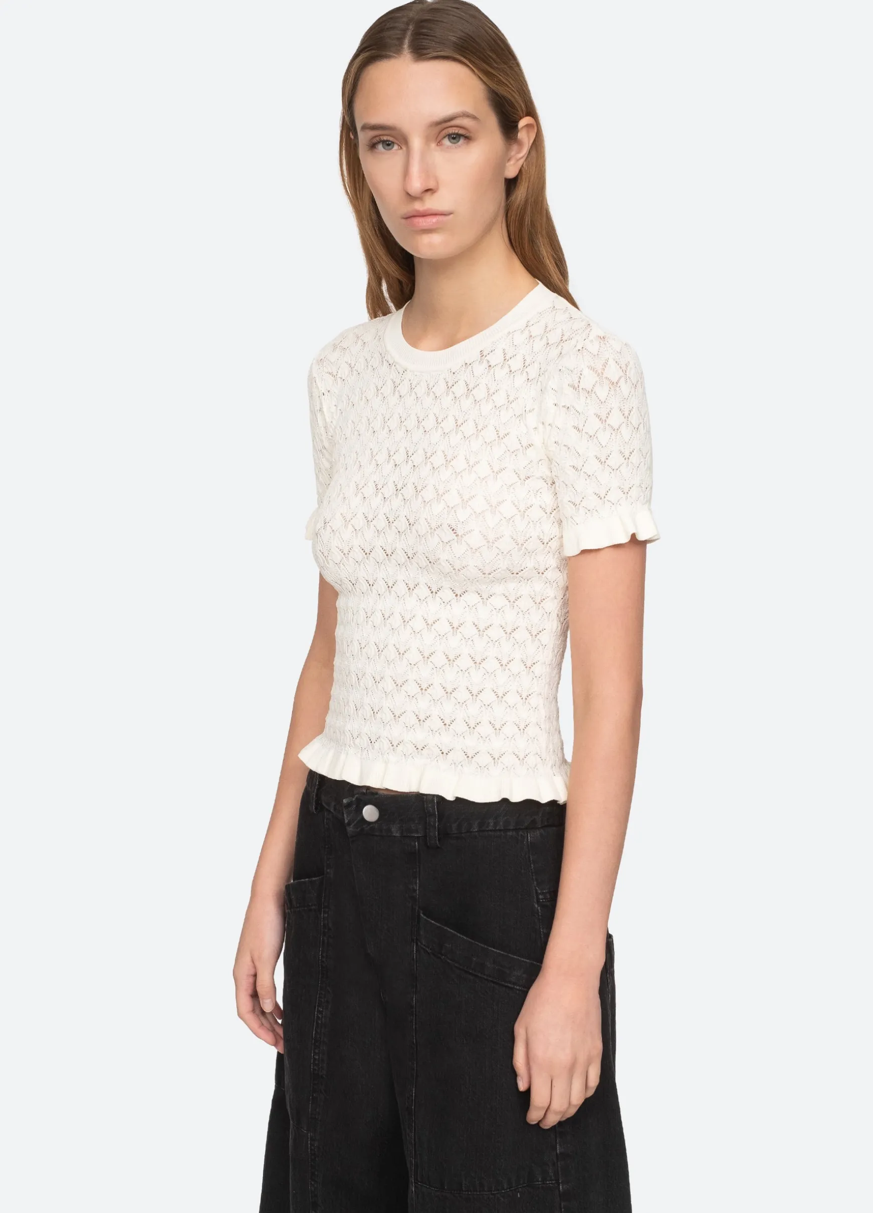 Sea New York Rue S/S Sweater|Women Sweaters|Tops