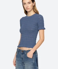 Sea New York Rue S/S Sweater|Women Sweaters|Tops