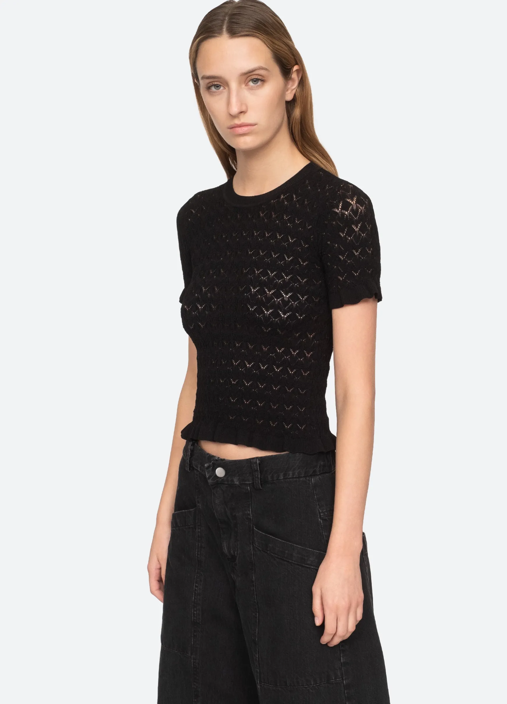 Sea New York Rue S/S Sweater|Women Sweaters|Tops