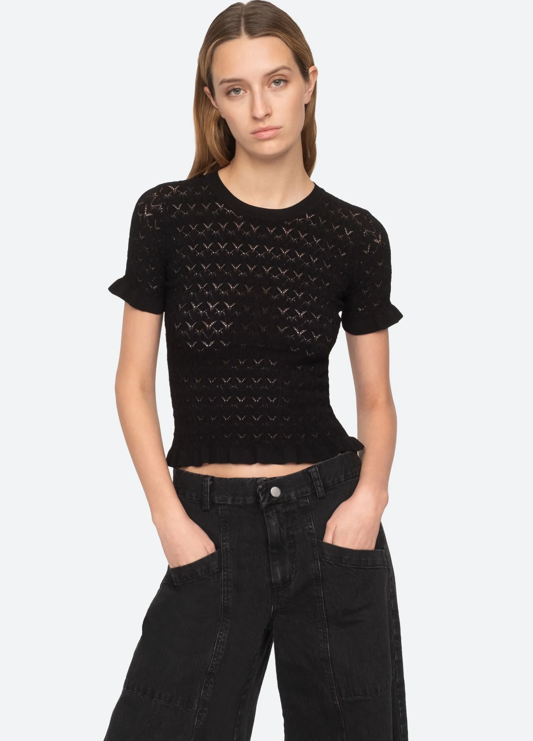 Sea New York Rue S/S Sweater|Women Sweaters|Tops