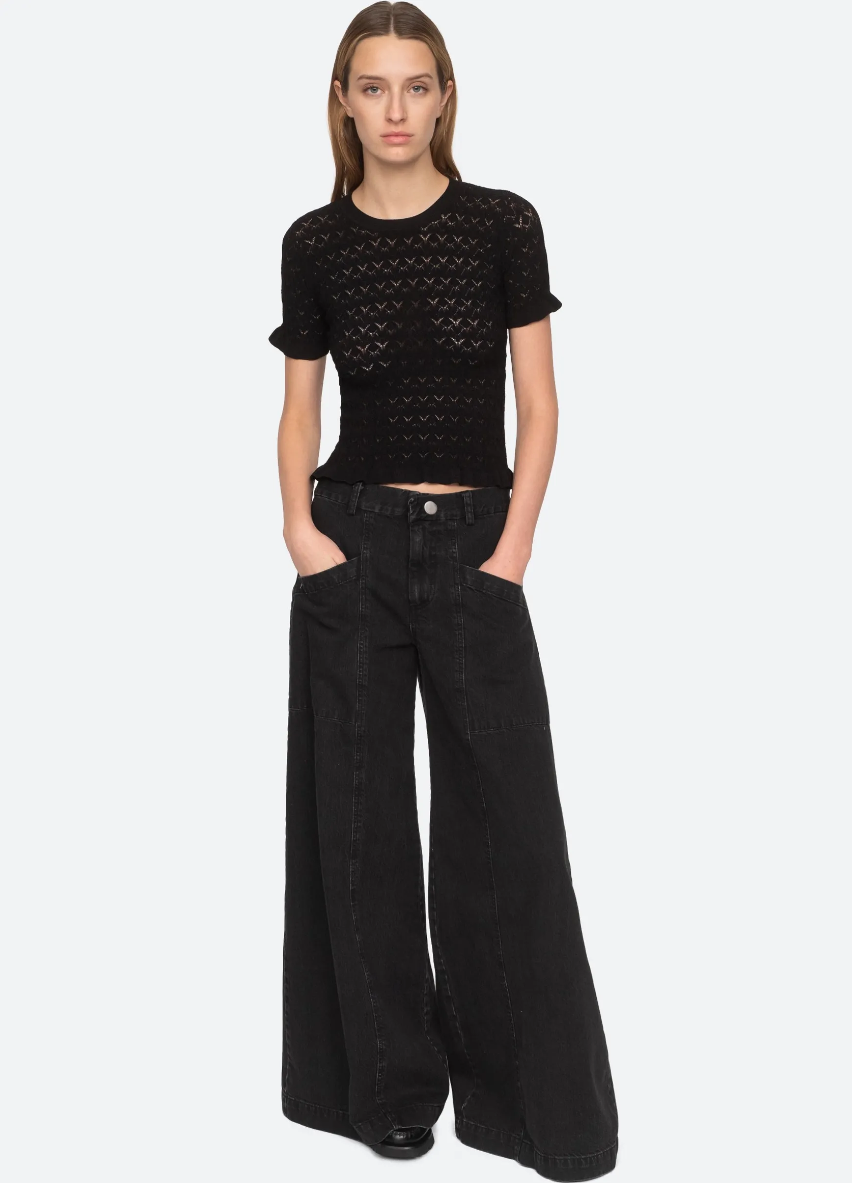 Sea New York Rue S/S Sweater|Women Sweaters|Tops