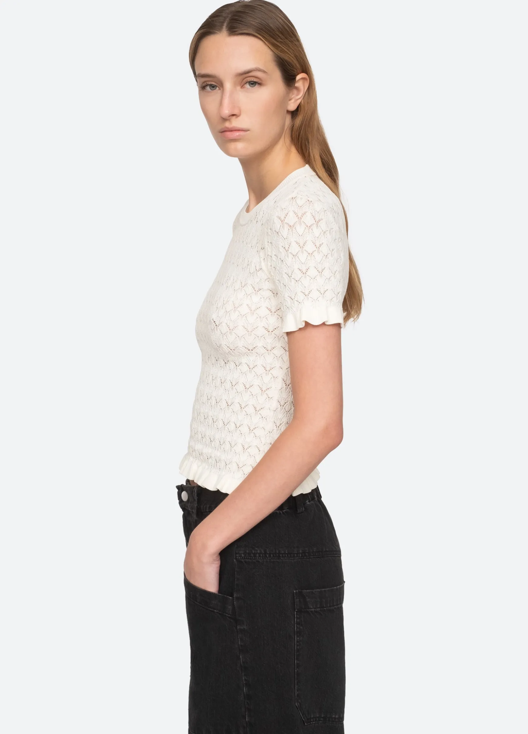 Sea New York Rue S/S Sweater|Women Sweaters|Tops