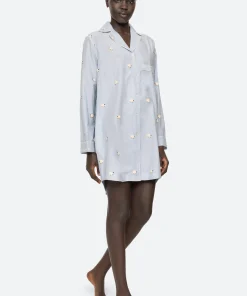 Sea New York Sheep Night Shirt|Women Sleepwear
